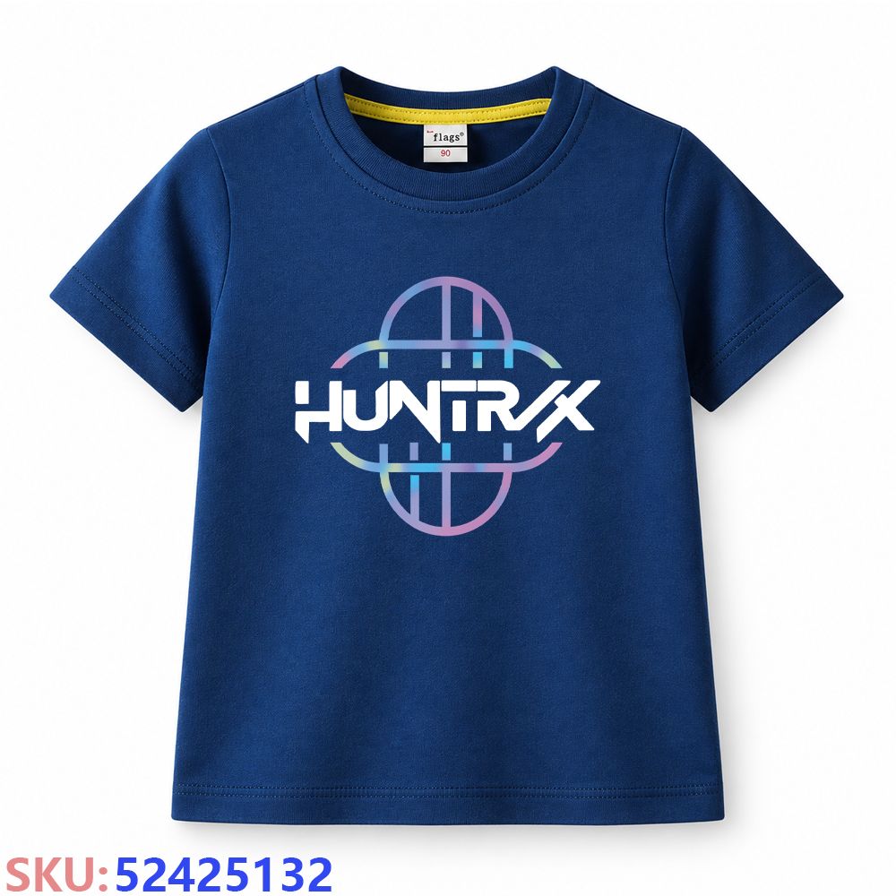 KPop Demon Hunters Children's cartoon print T-shirt