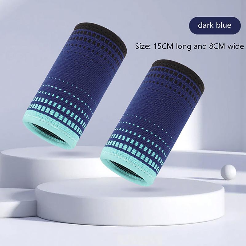 

1 пара спортивных напульсников, напульсник для пота, теннисный спортивный напульсник, напульсник для тренажерного зала, спортивные напульсники от пота, защита запястья темно-синий