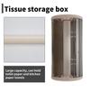 AT21-Bathroom Paper Towel Organizer Large Roll Wall Mount Holder With Clear Dustproof Cover Modern Tissue Dispenser Storage A