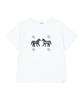 Ohesio Twin Pony Crop T-Shirt, White