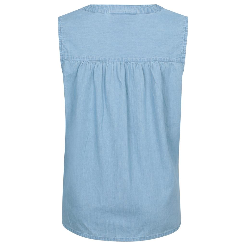 Mountain Warehouse Womens/Ladies Tuscany Chambray Sleeveless Shirt