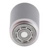 Electric Beard Trimmer for Men Aluminum Steel Rechargeable Portable Beard Trimmer for Car Travel Silver