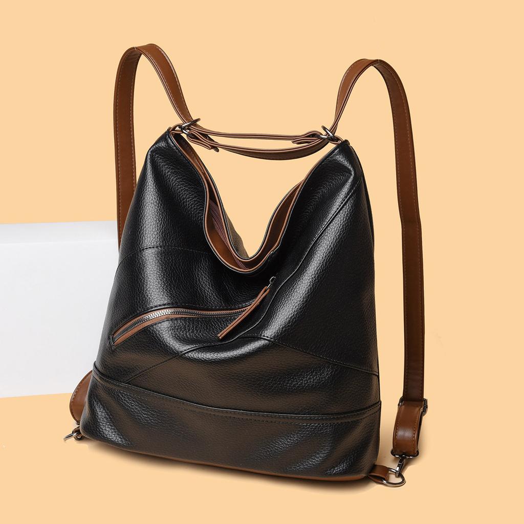 Small Faux Leather Backpack for Women Shoulder Bag Purse Daypack Handbags Top Handle Satchel Bags Women's Large Size Work Hobo Tote Bags