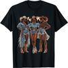 Black African American Cowgirl Western Country Texas Rodeo T-Shirt(2)