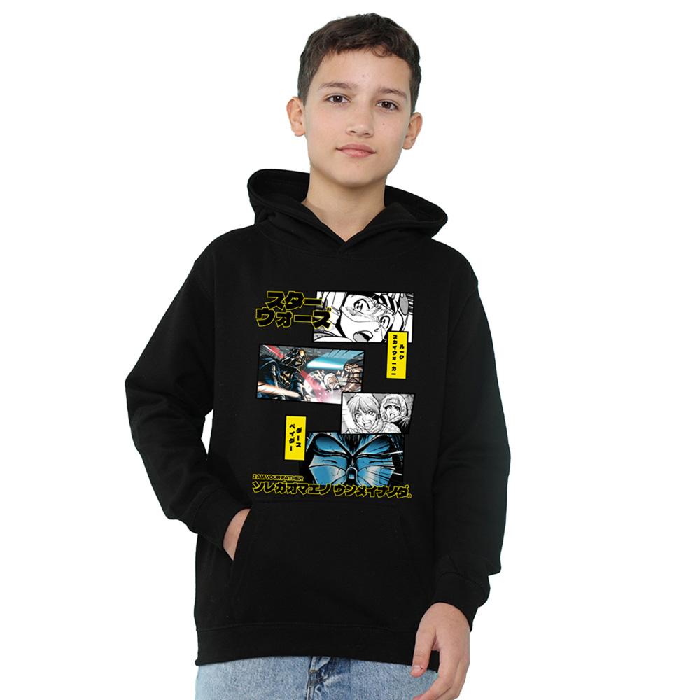 Disney Star Wars Childrens/Kids Anakin And Darth Vader Comic Book Pose Hoodie