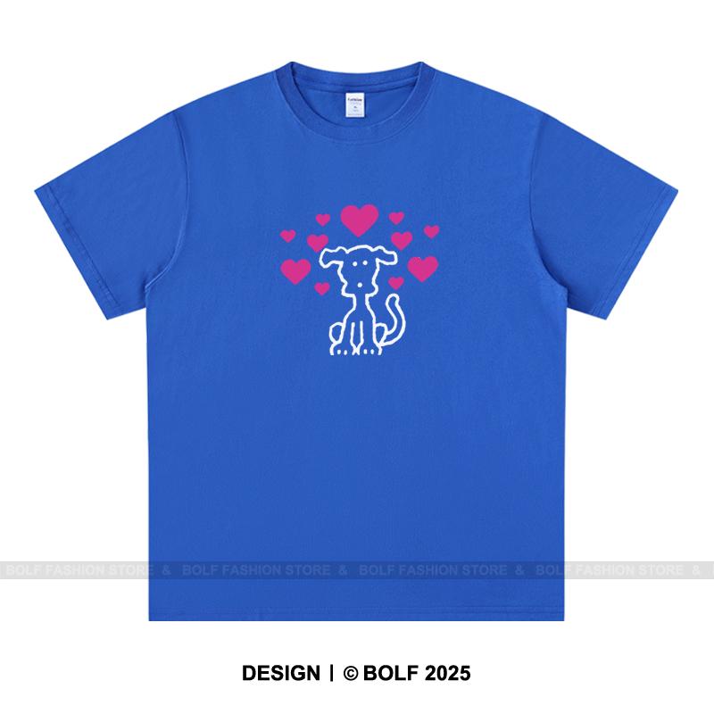 2025 New Simple Printed 100% Cotton Women's Oversized T-Shirt Loose Fit Graphic Tees Tops for Daily Wear