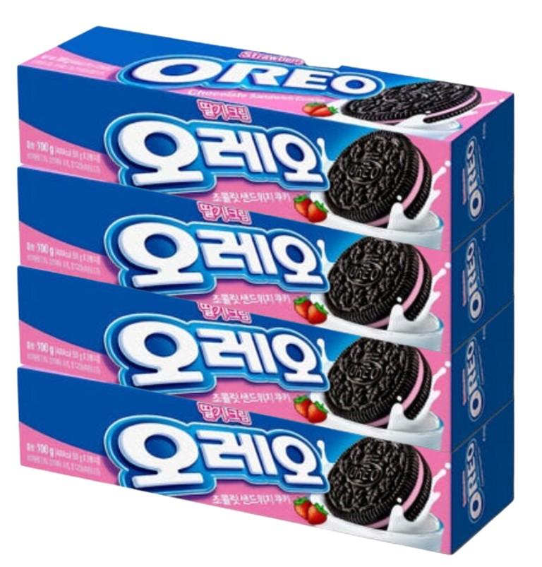 

[OREO] Набор печенья BEST Oreo strawberry 4pcs set