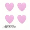 Romantic Pink Girly Design Stickers, Photo Wall Decor Self-Adhesive Labels, Suitable for Invitations, Cards, and Craft Projects