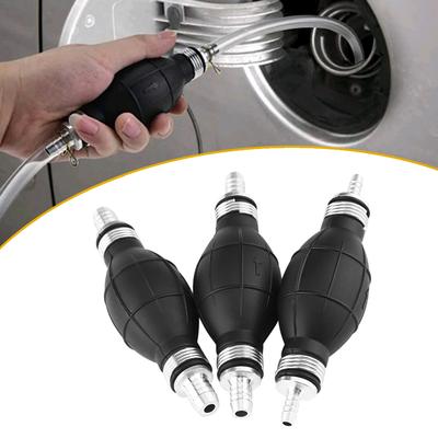 1 Adet Araba Tekne Deniz Dıştan Takma 6mm/8mm/10mm/12mm El Yakıt Pompası Hattı Kauçuk Alüminyum El Pompası Ampulü Dizel Yağ Transferi Benzin
