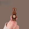 2pcs Cute Bear And Rabbit Hair Clips for Autumn And Winter, Exquisite Small Hairpin, Side Hair Duckbill Clip, And Hair Accessory