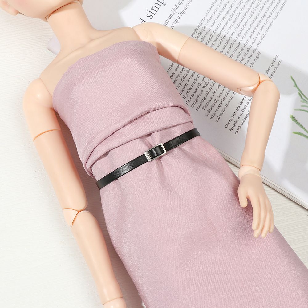 Long 20cm Width 5mm Super Mini Artificial Leather Doll Belt DIY Doll Accessories Bjd Doll Clothes