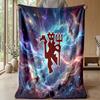 Manchester United Theme Blanket Soft Flannel Blanket Plush Throw Blanket Cozy Sofa Bed Blanket for Home Decor
