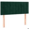 Maison Exclusive - Tête de lit à LED Vert foncé 100x5x78/88 cm Velours