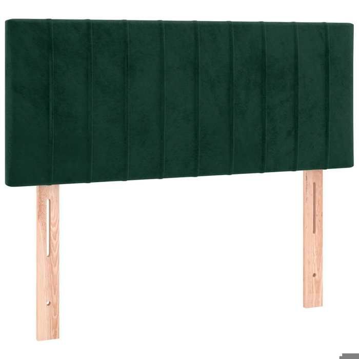 Maison Exclusive - Tête de lit à LED Vert foncé 100x5x78/88 cm Velours