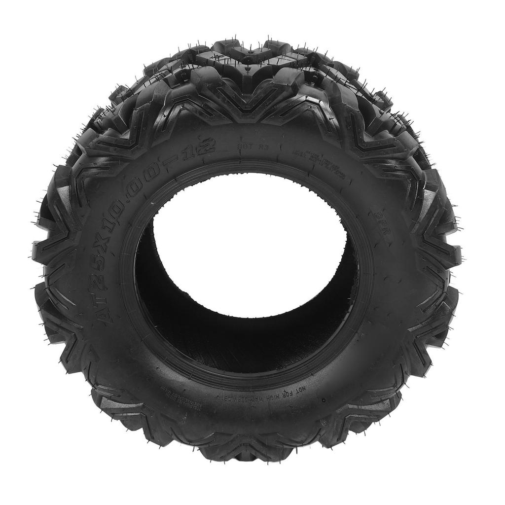 25x10 12 Wheel Tire Rubber 8 Ply Enhanced Traction Reduce Impact Vacuum Tubeless All Terrian Tyre for Off Road Vehicles