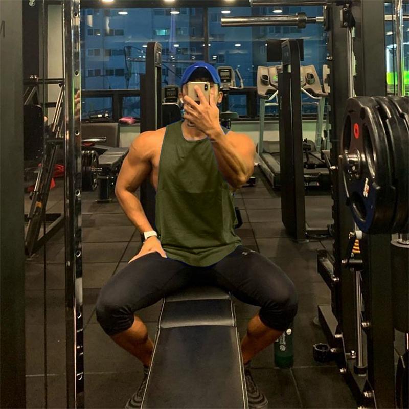 Brand Gyms Workout Singlet Sleeveless New Clothing Bodybuilding Fitness Men Tank Top With Hooded Mens Stringers Tank Tops Shirt