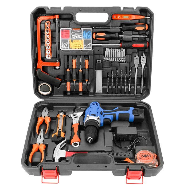 Household Hardware Hand Tool Set With Storage Tool Box Complete Combination Kit Gift Tool Set For Home Repair