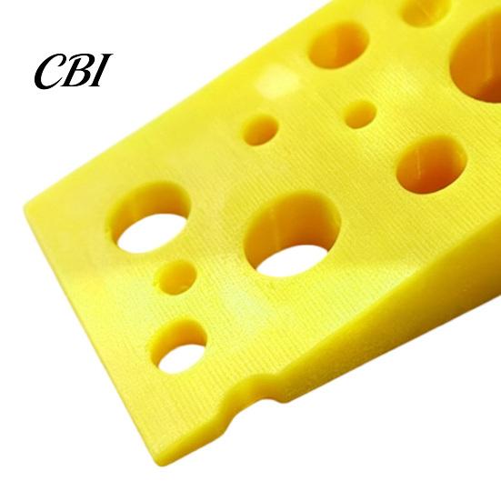 Wiederverwendbarer Türstopper 3D-gedruckter Käse-Türstopper, Rutschfester Türstopper, Stabile Basiskeil, Schützt Wände Möbel, Kreativ für Schlafzimmer Wohnzimmer