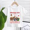 New Roblox Children T Shirts Cartoon Birthday Number Graphic T-shirts Boys Girls Casual Short Sleeves Tops Summer Kids Clothing