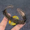 Hummel Jaspis Edelstein Handarbeit Kupferdraht Wickelarmband Verstellbar H0w28