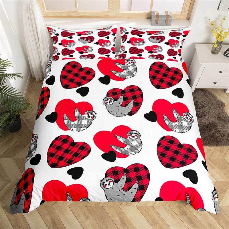 Cartoon Animal Duvet Cover Twin King Cute Cat Bedding Set Microfiber Paw Butterfly Floral Comforter Cover For Kids Girl Bedroom