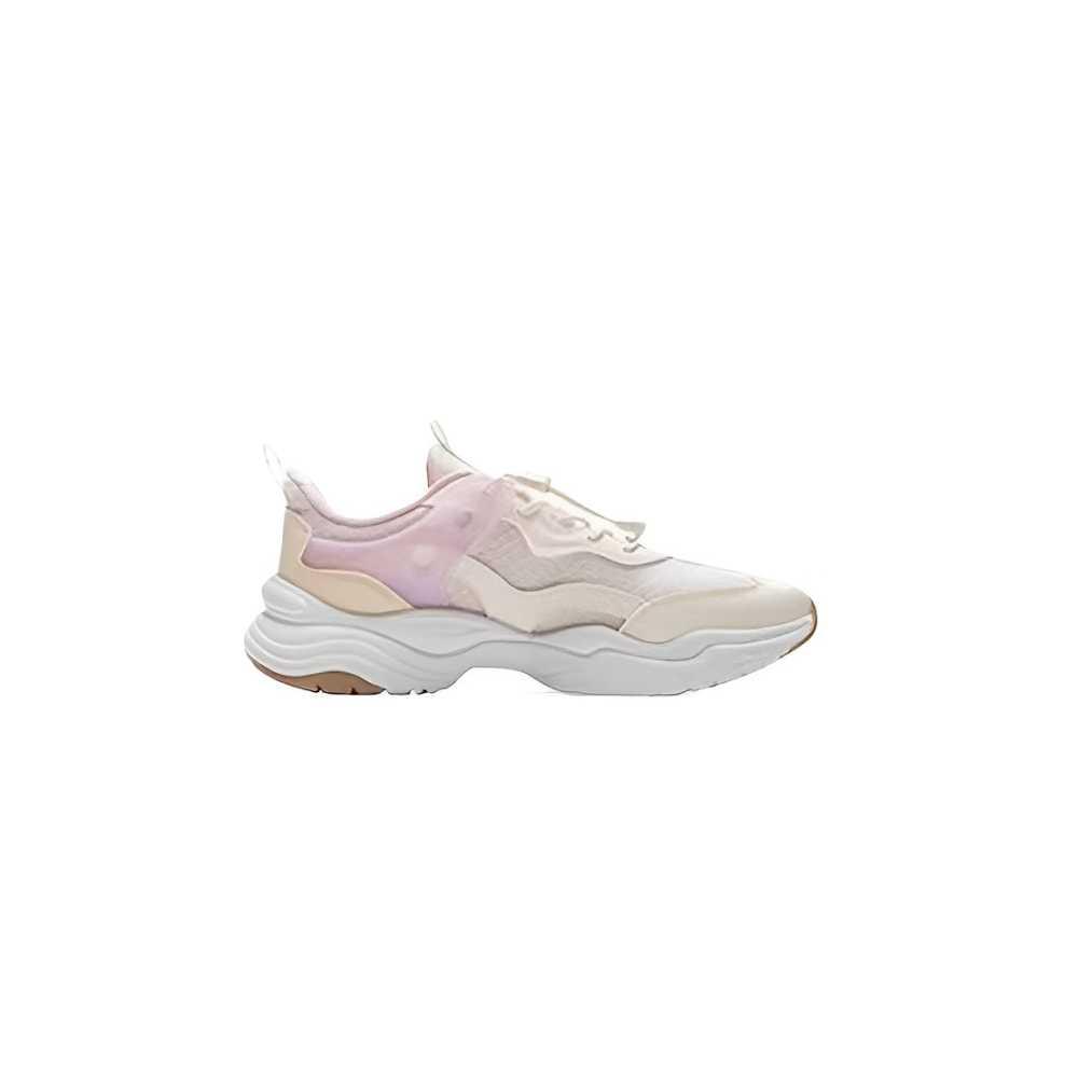 Li Ning Kids Sports Lifestyle Series Synthetic Leather Comfortable Fashionable Simple Versatile Shock Absorption Low-Top Casual Shoes YKCV136-6