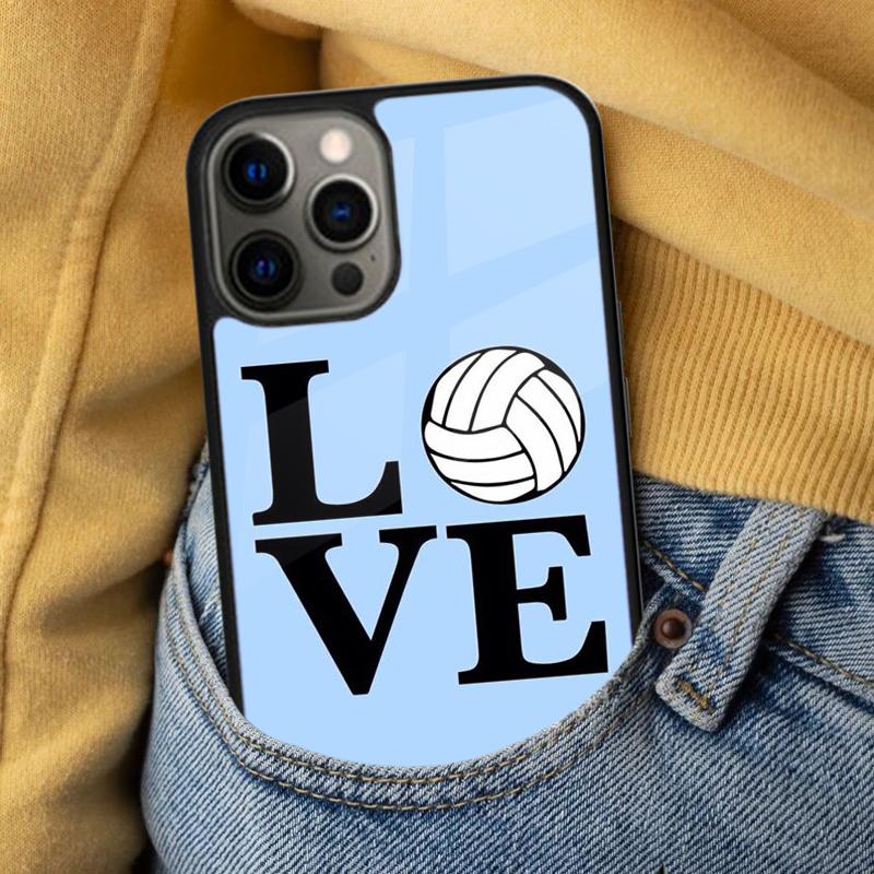 Volleyball Sport Soft Phone Case for iPhone 17 Air 16e Pro Max 15 Pro 13 14 Plus 11 12 MagSafe Magnetic Coque