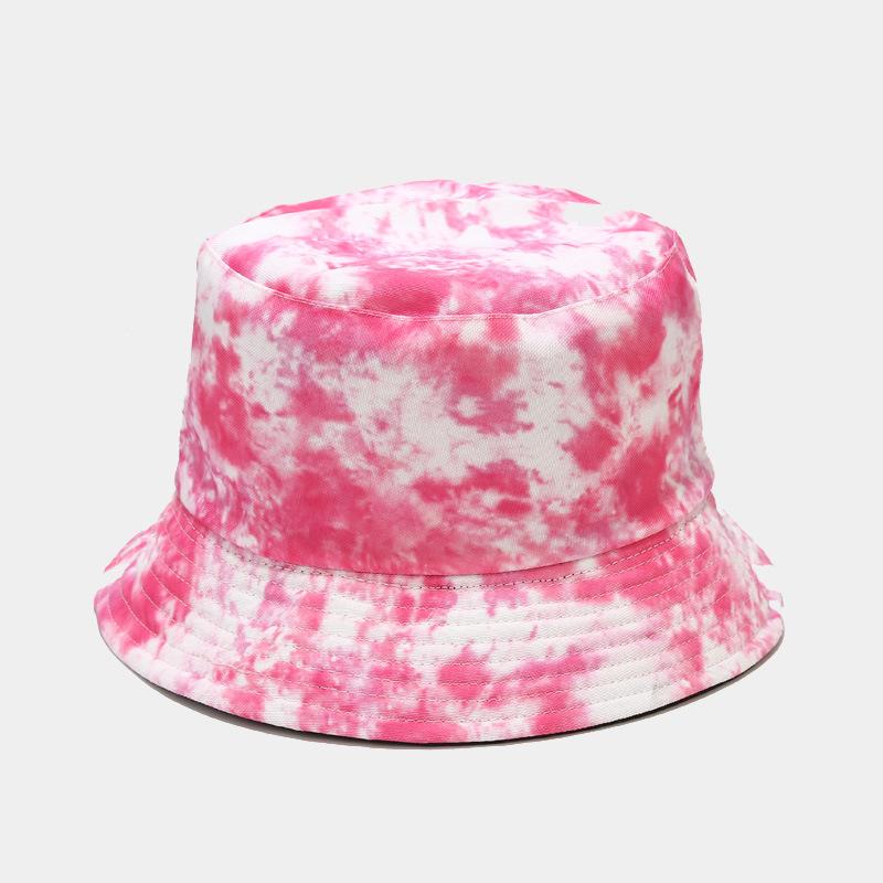 3D Printed Pattern Fisherman Hat Tie Dye Double-sided Basin Hat for Men Women Summer Outdoor Sun Protection Sunshade Hat