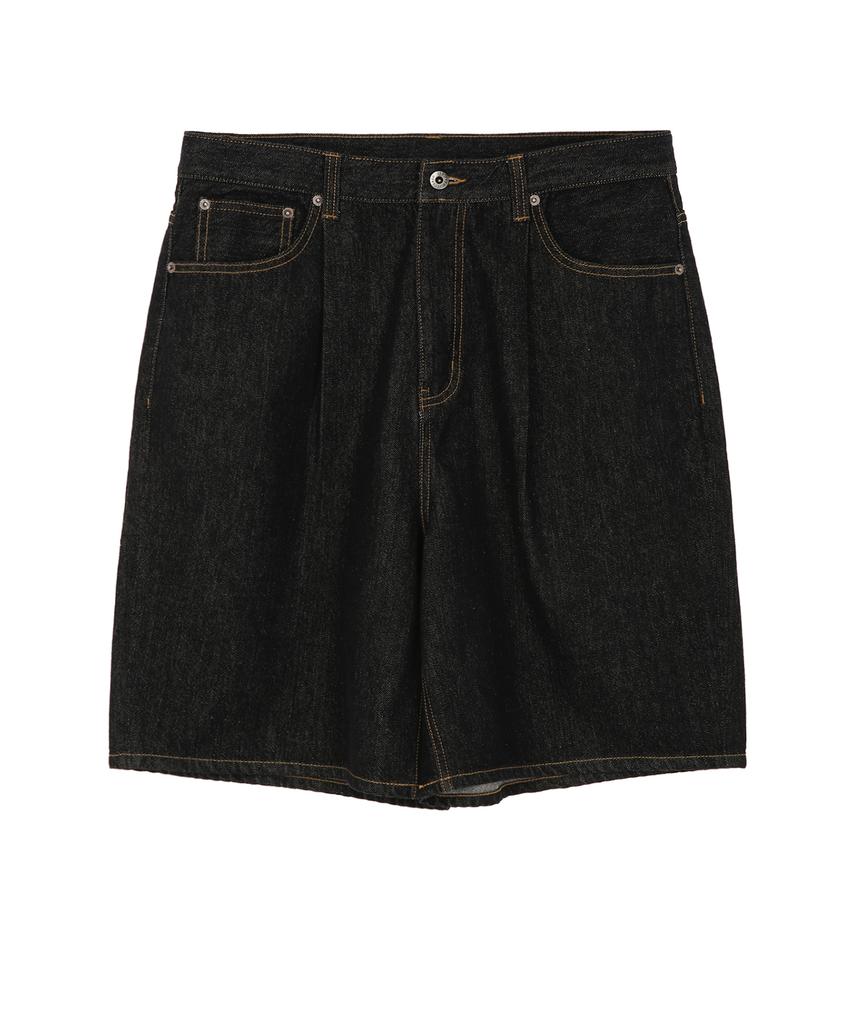 IL CORSO Indigo Bermuda Denim Pants Dark Navy