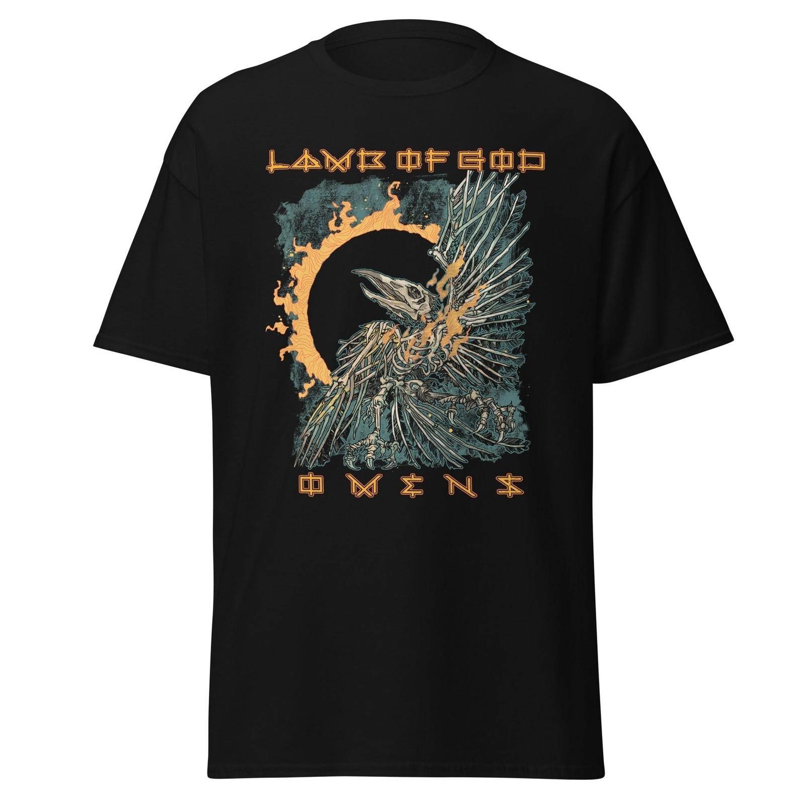 Stakes Lamb Of God Omens Album Cover Jumbo Print T-ShirtT-Shirt T-Shirt Black S