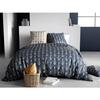 Duvet Cover Set - Peacock - 240x220cm - 100% Cotton - 57 Threads - Beige/Blue
