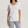 Cotton R Neck Top natuRal shiRt 78402 White Sea bReeze