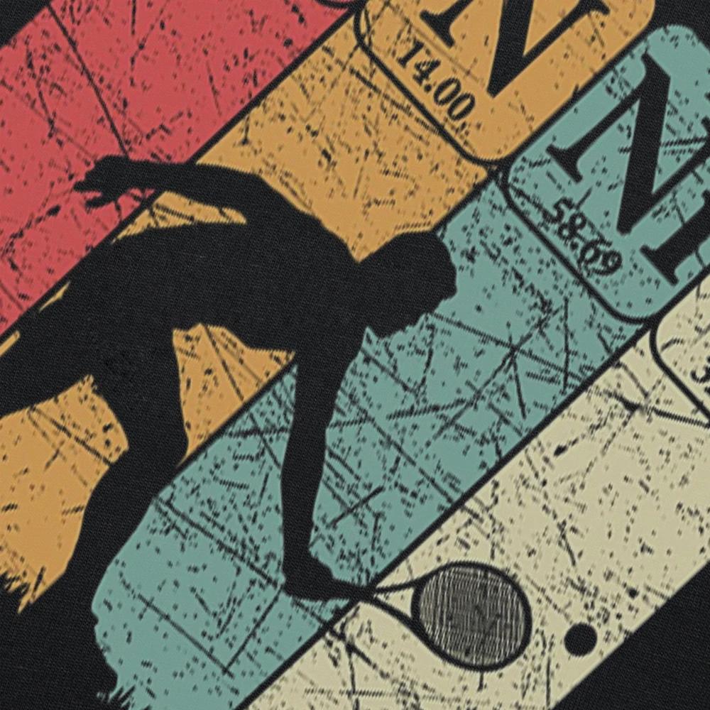 Funny Tennis Periodic Table Tennis Player Nerd Vintage T Shirts Streetwear Short Sleeve Birthday Gifts Summer Style T-shirt Men