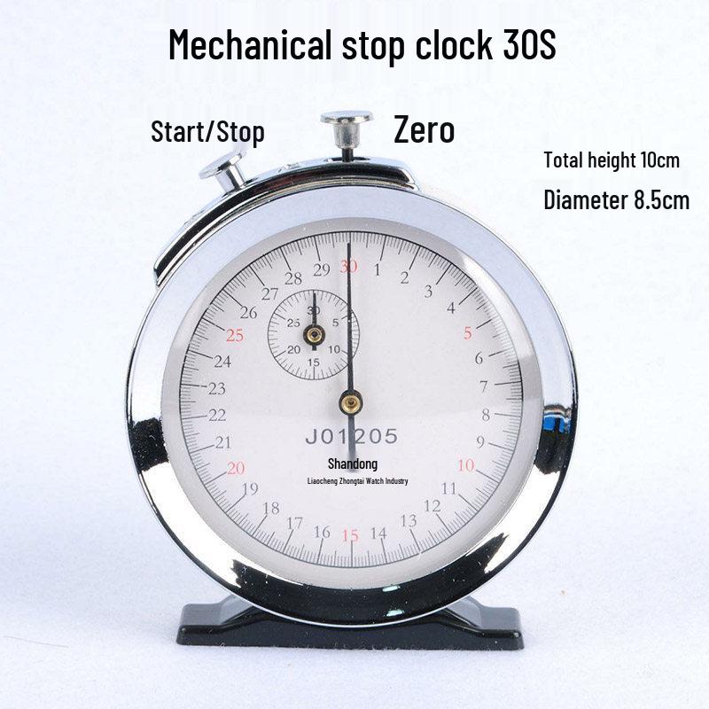 Mechanical & Electronic Stopwatch for Physics & Sports Timing - 60s/30s