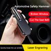 2-in-1 Autosicherheits hammer Gurtschneider Notfall-Fensterglasbrecher für Porsche Cayenne Macan Panamera 918 911 Zubehör