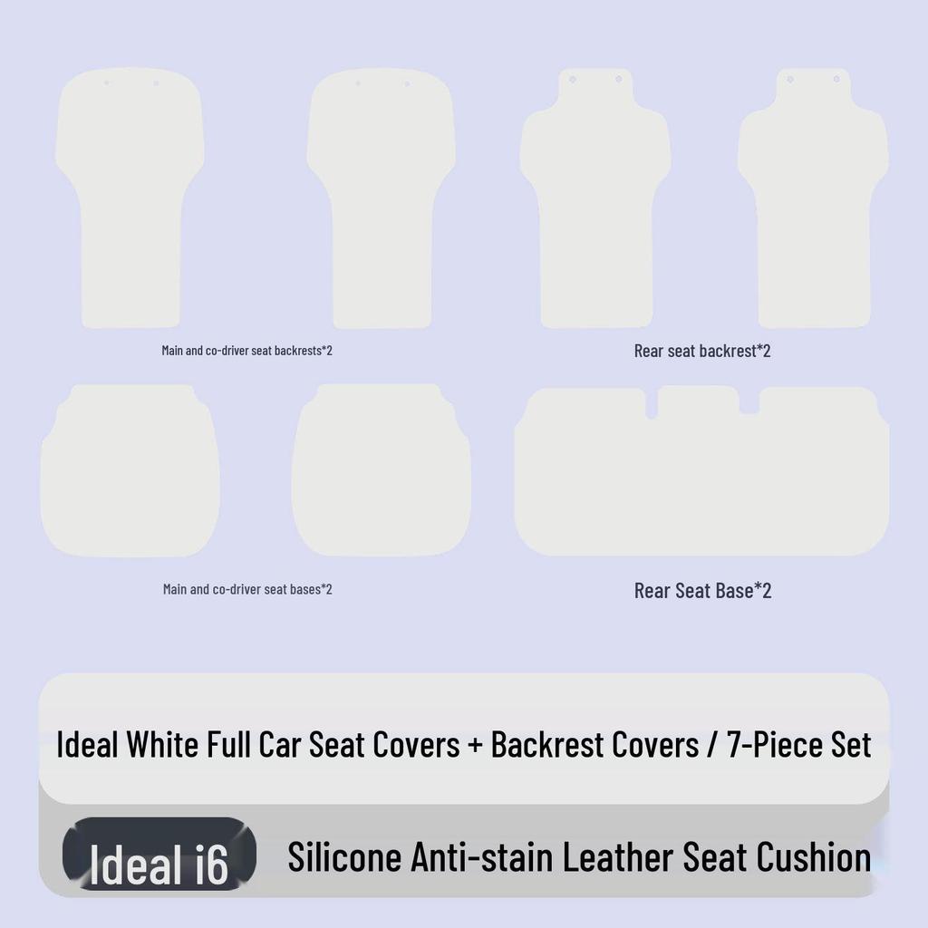 Breathable All-Season Silicone No-Tie Cushion for Ideal i6, L6, L7 Seats