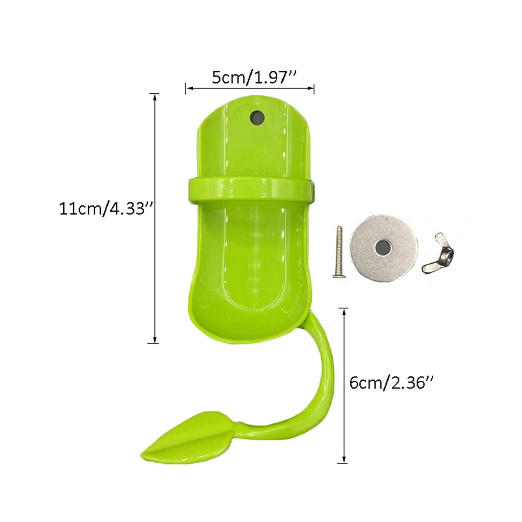 Cuttlefish Bone Holder Parrot Food Feeder Plastic Bird Perch for Budgie Conure