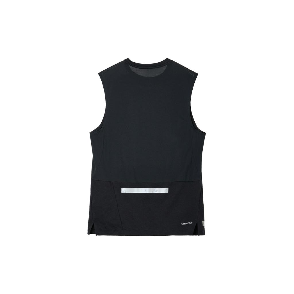 Nike Chaleco de Entrenamiento para Correr sin Mangas Dri-FIT Run Division Rise 365 para Hombre Tops Negro DX0852-010