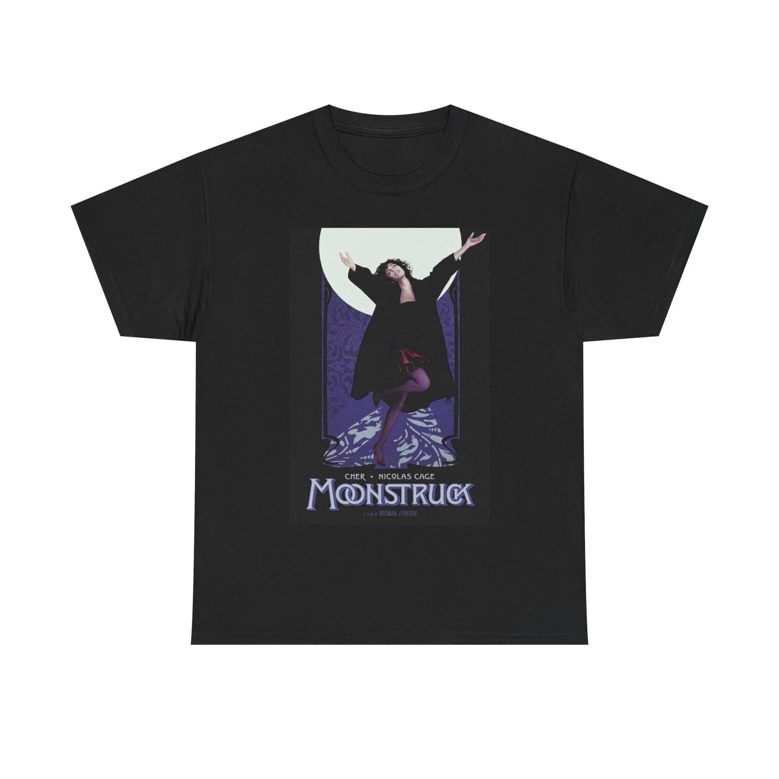Men s and Women s T-shirts Moonstruck Nicholas Cage Cher Poster XXXXL