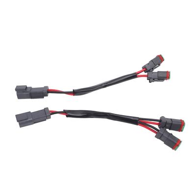 2 Stück DT Kabelbaumadapter Splitter Stecker auf Buchse Hitzebeständiger Kabelbaumadapter Stecker für LED Arbeitsscheinwerfer