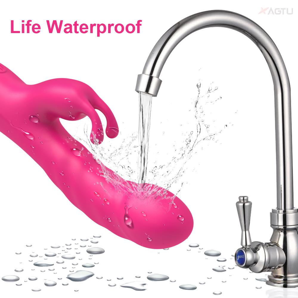 G Spot Rabbit Vibrator for Women Nipple Clitoris Stimulator Powerful Dildo Vagina Massager Adults Masturbator Female Sex Toy