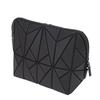 Standing Makeup Bag Foldable Water Proof PVC Travel Cosmetic Organizer One Press Open with Hard Base Detachable Divider