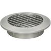 Ventilation Grille - KOTARBAU - Round - Satin Silver - Diameter 70 Mm - Mosquito Net