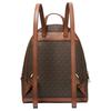 Michael Kors Rhea Zaino Medio in Tela Rivestita con Logo Signature Donna Zaino Marrone 35S5GRAB2B-BROWN
