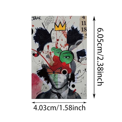 Moderne Zeitschriften-Cover-Aufkleber Set mit 50 Aufklebern Wasserdichte Abziehbilder Stilvoll Cool Beliebt Schreibwaren Snowboard Skateboard Gepäck Koffer Gitarre