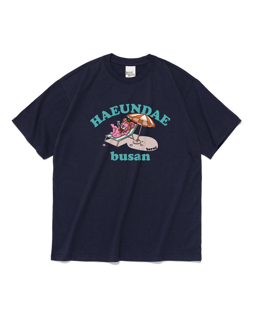 BERNI T-shirt Manches Courtes Vacances Busan Haeundae (Marine)