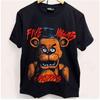 Five Nights At Freddy's Rare Design Black Unisex T Shirt Reprint Unisex T-Shirt