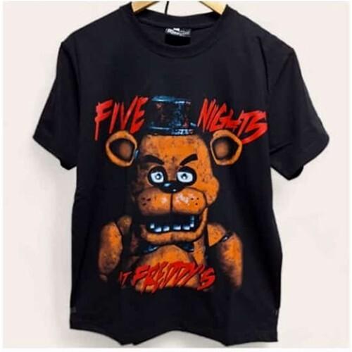 

Five Nights At Freddy s Редкий дизайн Черная унисекс футболка Перепечатка Унисекс футболка L