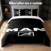 Set Biancheria da Letto MAN Design 1 Copripiumino + 2 Federe Morbido Traspirante Biancheria da Letto per la Casa