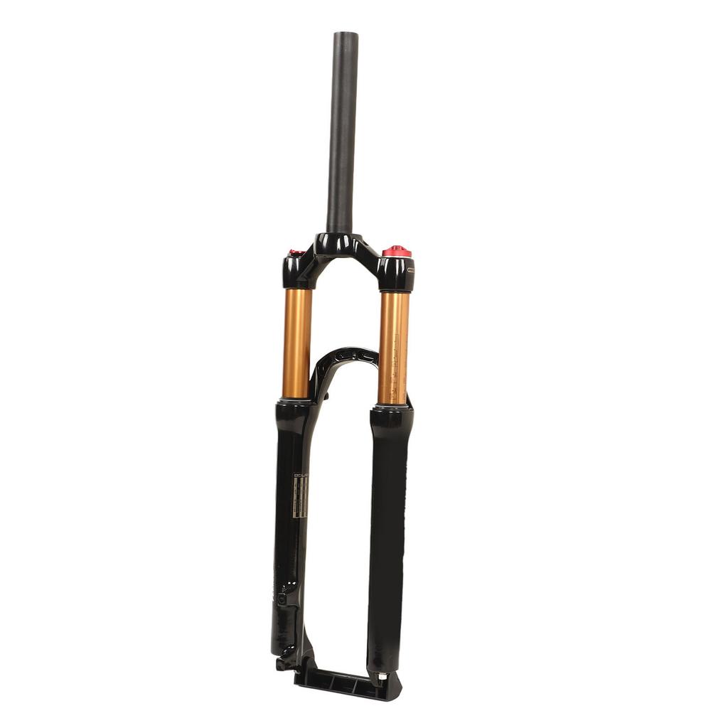 Garfo de Suspensão a Ar para Bicicleta 26pol Tubo Reto Trava Manual Garfos Dianteiros de Mountain Bike Amortecedor Dianteiro de Bicicleta